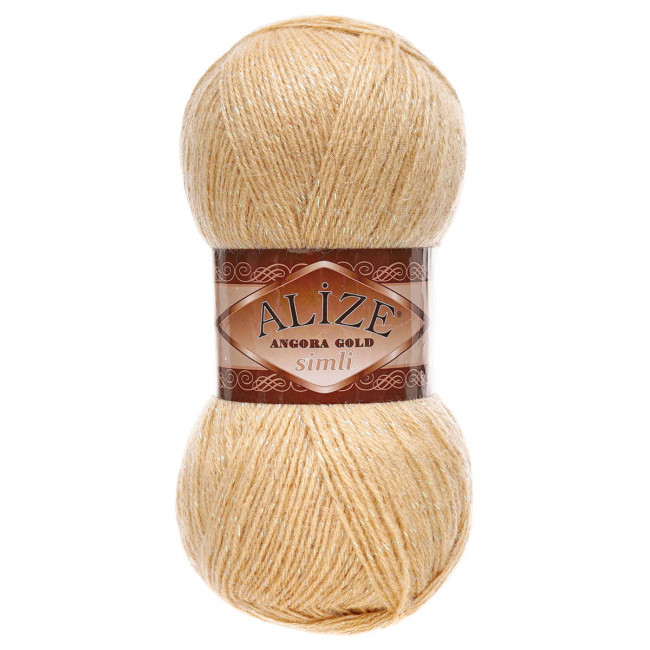Angora Gold Simli (95 светло-бежевый) Alize Пряжа