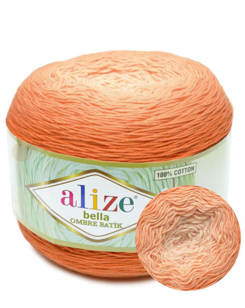 Bella Ombre Batik (7403 оранжевый) Alize Пряжа Bella Ombre Batik (7403 оранжевый) Alize Пряжа