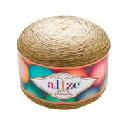 Diva Ombre Batik (7374 зеленый) Alize Пряжа