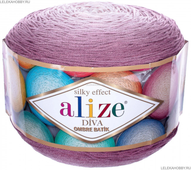 Diva Ombre Batik (7377 пепельная роза) Alize Пряжа