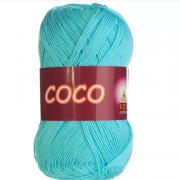 Coco ( 3867 бирюз) Vita cotton Пряжа