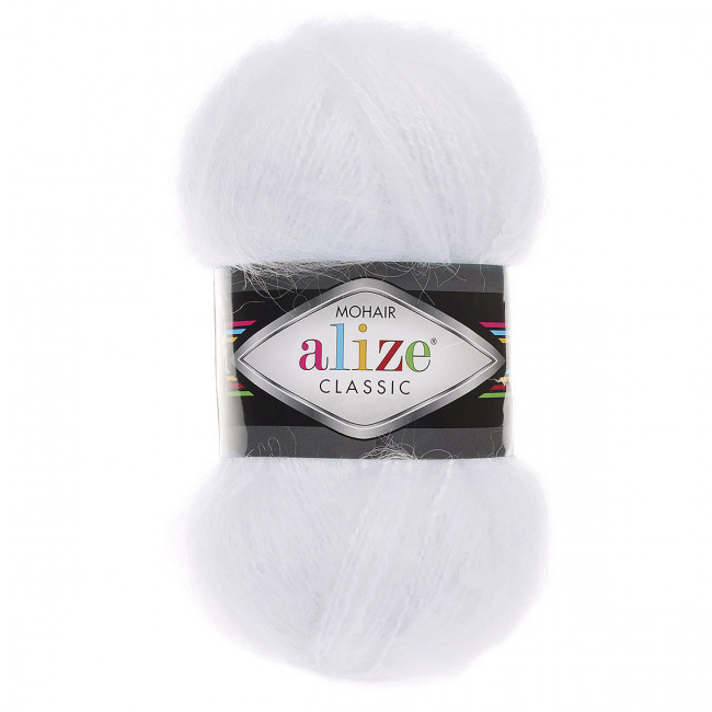 Mohair classik New (224 серый*) Alize Пряжа