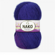 Mohair Delicate Color Flow (7938 фиолетовый-т.синий) Nako Пряжа